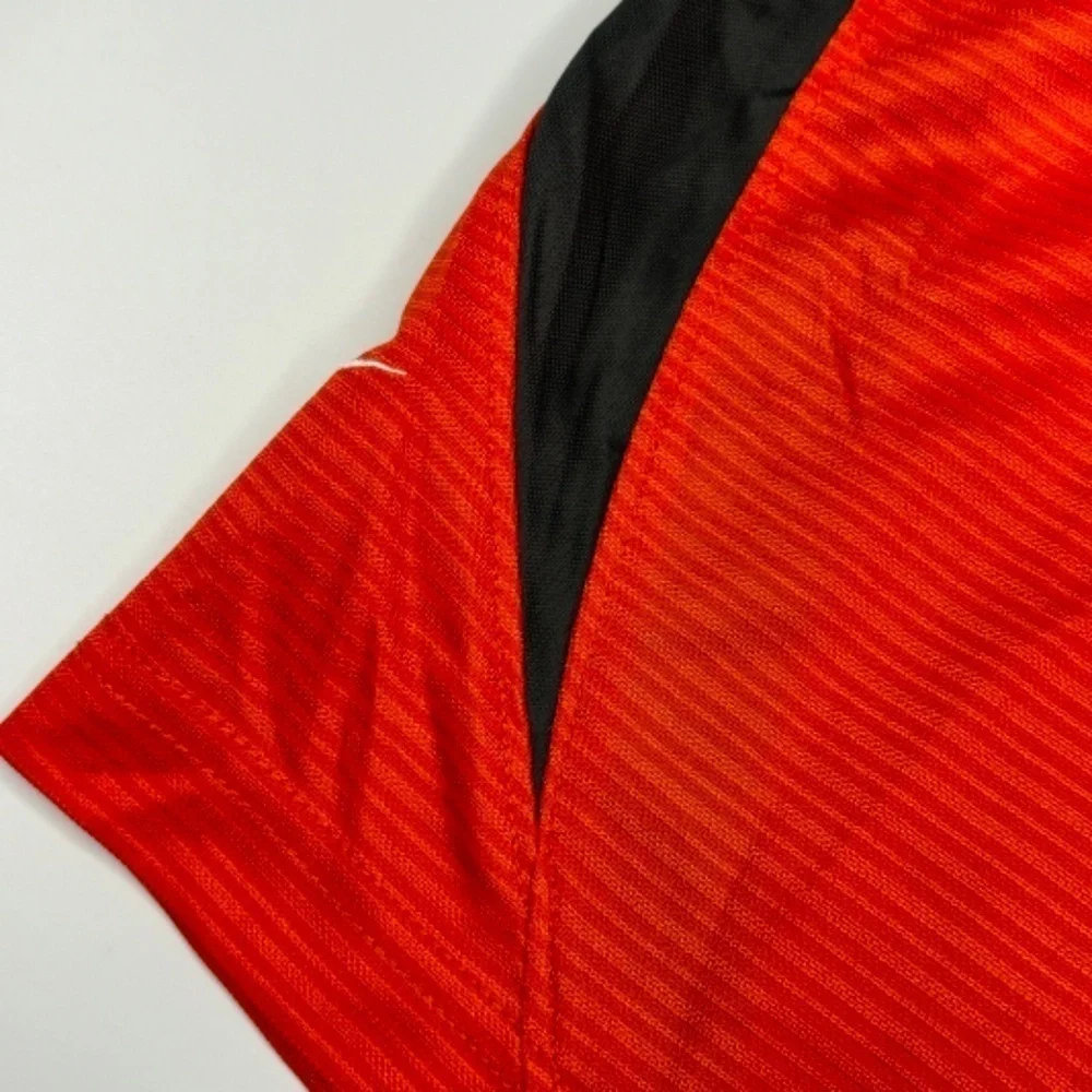 Nike Boys Shorts Size Small Orange Dark Gray Elastic Tie Waist Athletic Shorts‎